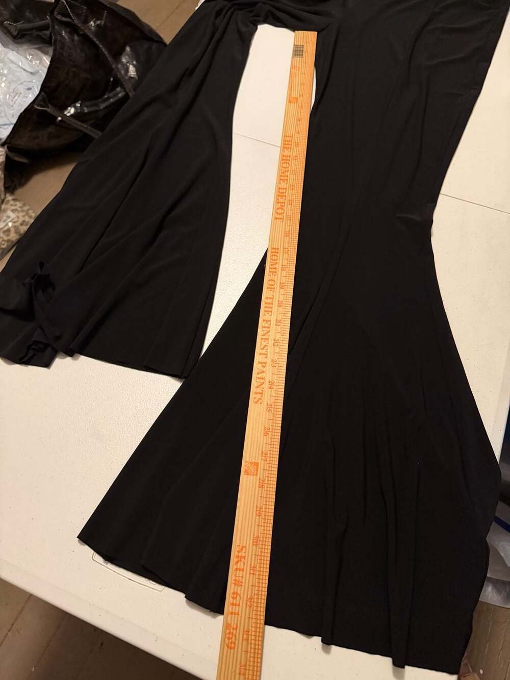 Norma Kamali Fishtail Flare Pants Medium 34 Black - Picture 6 of 9